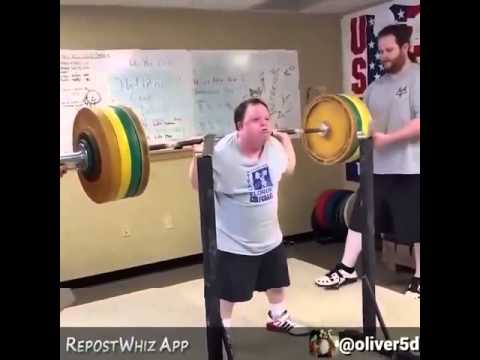 Down Syndrome Incredible Squat