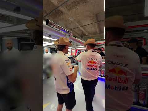 Yeehaw looks good on us 🤠#F1 #RedBullRacing #USGP