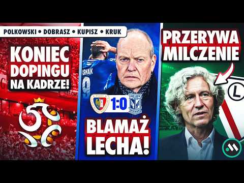 BLAMAŻ LECHA! MIODUSKI PRZERWAŁ MILCZENIE. KONIEC DOPINGU NA MECZACH KADRY 