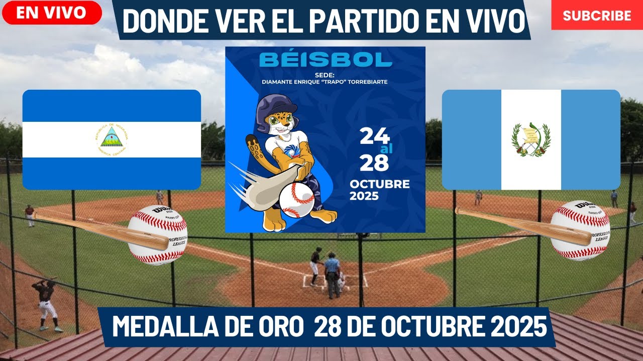 ⚾️Nicaragua vs. Guatemala⚾️Where to Watch the Game LIVE | 2025 Central American Baseball Games