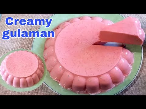 CREAMY GULAMAN/Simple & easy dessert jelly recipe