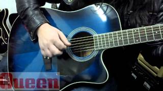 Video thumbnail for Guitarra Electroacústica Ibanez PF15ECE TBS by Queen Instrumentos