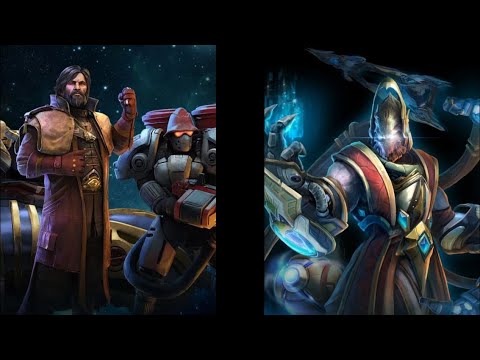 Mengsk vs Karax 1v1, c240 Direct Strike - Commanders SC2