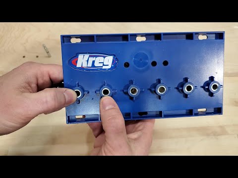 Kreg Adjustable Shelf Pin Jig Review - 5mm and 1/4" Bits