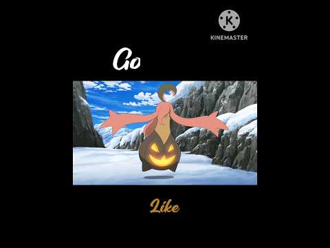 Jessie gourgeist full evolution chain🔥🔥😍#shorts#pokemon#gourgeist