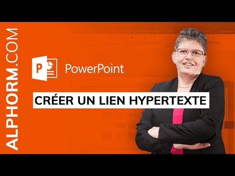 Comment créer un lien hypertexte sous Powerpoint 2016 Vidéo Tuto