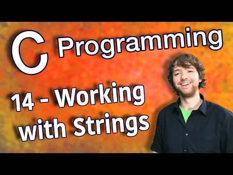 C Programming Tutorial 14 C Basics Part 6 Working with Strings