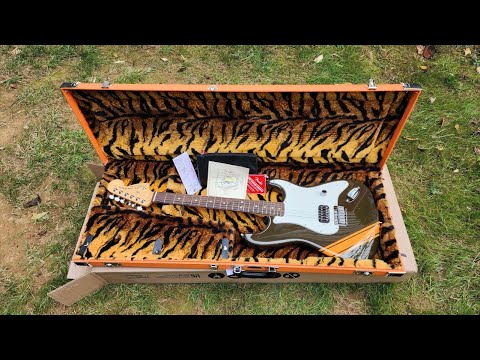Fender To The Stars Limited Edition Tom Delonge "Padre" Stratocaster 2025 - Brown w/ Orange Competition Stripe image 25