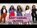 Casual Comfy Outfit Ideas For Plus Size Women No Shopping Needed