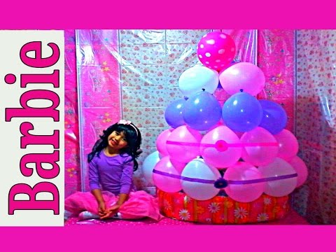 Huge Barbie Balloon Cake Videos Ever The Worlds Biggest Surprise Cake Giant Kids Balloons and Toys Video