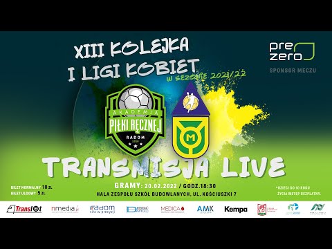 I Liga PreZero APR Radom vs KPR Marcovia ROKiS 20.02.22