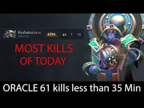 Oracle Smurf 61 kills less than 36 minutes most kills of today 2 kills every minute