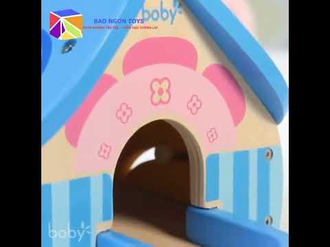 Đồ chơi nhà đập bóng bằng búa giúp phát triển vận động tinh và sự khéo léo cho đôi bàn tay bé - BAO NGON TOYS