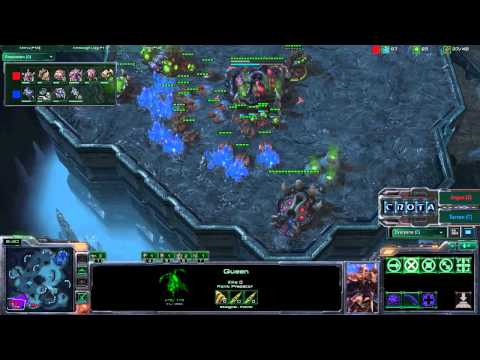 StarCraft 2 - SC428 - Argos (Z) vs Terran (T) on Xel'Naga Caverns Part 1