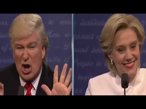 Watch- Donald Trump VS Hillary Clinton [Third Presidential Debate] On NBC “SNL”