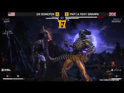 MKX - ESL S3 Finals - SonicFox (Alien) Vs FOxy Grampa (Mileena) Epic Grand Finals