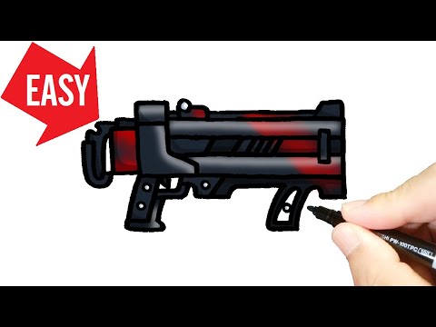 How to draw Fortnite guns【Dragons Breath Shotgun】Easy & Cute drawing｜Jolly Art NEGI