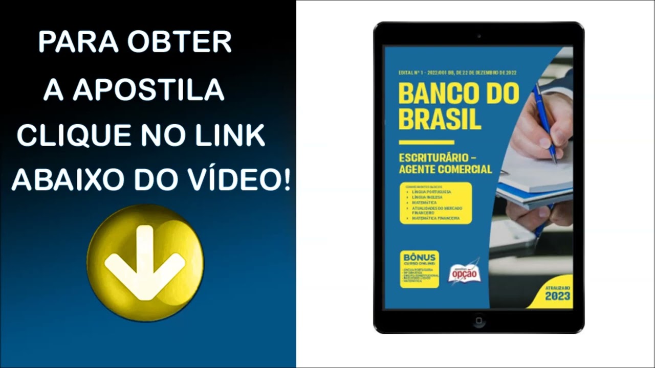 Watch Now Apostila Escriturário Banco do Brasil PDF Grátis 2023 Apostila Escriturário Banco do Brasil PDF Grátis 2023