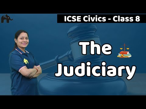 The Judiciary Class 8 SST ICSE | Selina Chapter 17 | Civics Social Science