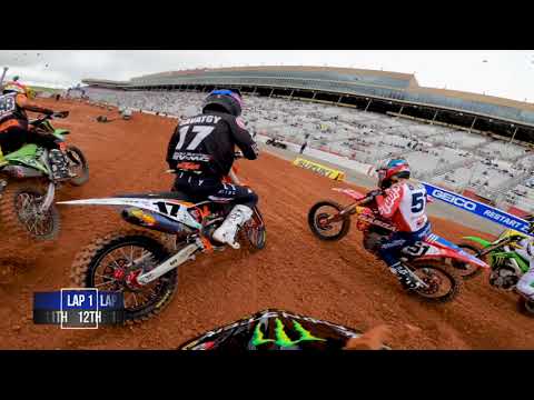 GoPro: Malcolm Stewart | 2021 Monster Energy Supercross | Atlanta 1 | 450 Heat 1 Highlights