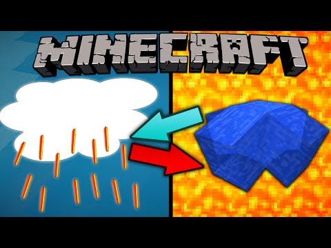 If Rain and Lava Switched Places - Minecraft