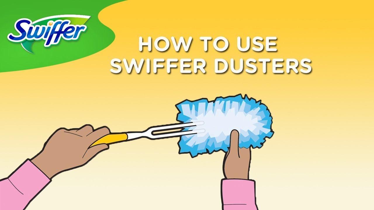 Swiffer Staubmagnet Duster Starter Kit Orange/Gelb