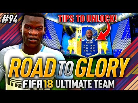 TIPS TO EASILY UNLOCK TOTS MAREGA! FIFA 18 ROAD TO GLORY #94
