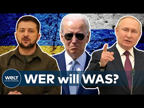 UKRAINE-KRIEG: Putin, Selenskyj und Biden - Wie sich die Kriegsziele verschieben