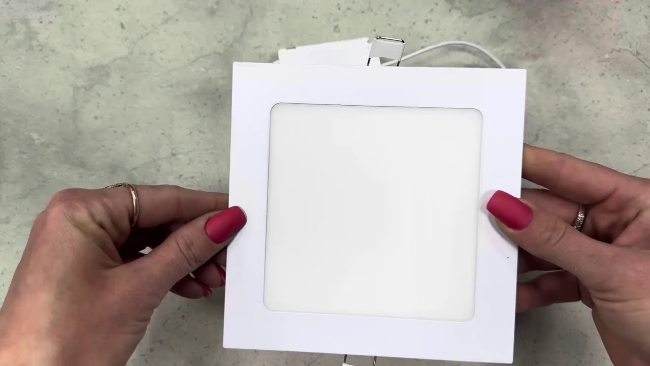 Врізна світлодіодна панель LEZARD 9W 710Lm 4200K квадрат 442RKP-09 