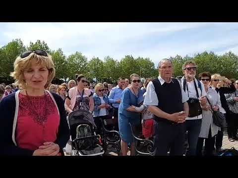 Charbel TV-Błogosławieństwo  przy figurze Chrystusa-Medjugorie 28.04.2019