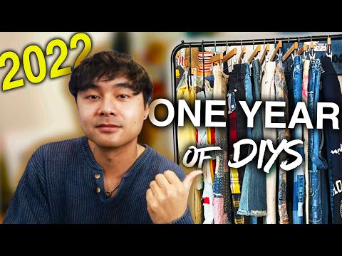 ONE YEAR of DENIM DIYs (2022) | JULIUS