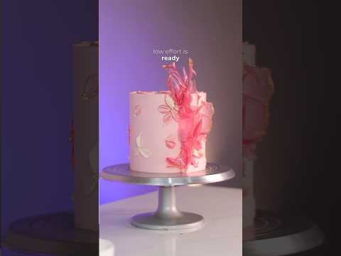 convert your boring cakes into a masterpiece with rice paper!