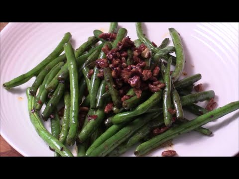 Green Beans With Toasted Pecans