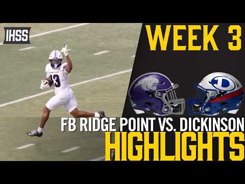Brody Bartee's Late TD Pass Lifts Ridge Point Over Dickinson 29-26