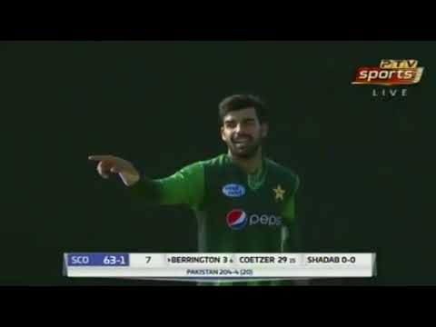 Pakistan vs Scotland T20 Series 2018 - Match 1 - Highlights#pakistancricketteam#pakistan#scotland#uk