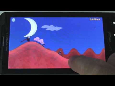 Moon Chaser (Tiny Wings clone) for Android - reviewed on Droid X2