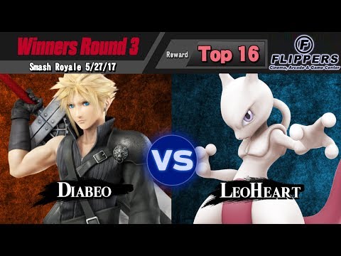 Smash Royale 5/27/17 - Winners Round 3 - SDi|Diabeo (Cloud) vs. LeoHeart (Mewtwo)