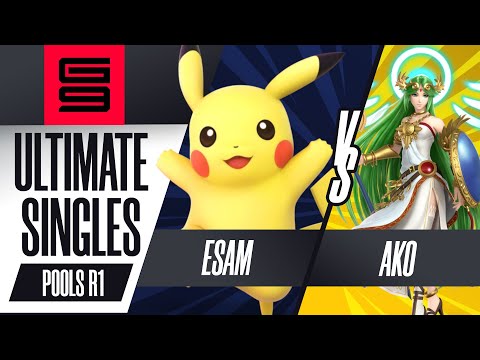 ESAM (Pikachu) vs Ako (Palutena) - Ultimate Singles Pools Winners Semi-Final  - Genesis 9