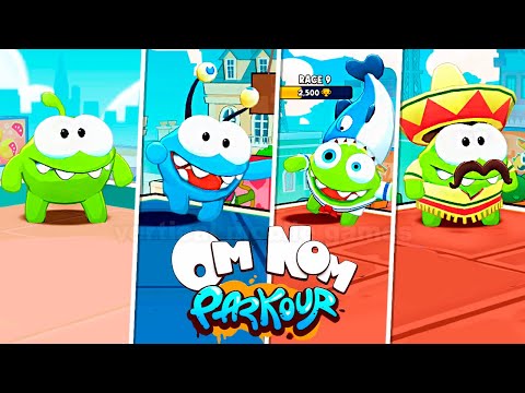 Om Nom Run 2 Parkour - Bug Nom vs Sharky Nom vs Amigo Nom vs Classic Nom - Who is Faster