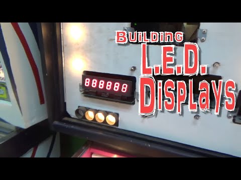 Building BLOOD RED Displays For Our Dracula Pinball Machine!  Is This Thing Cursed????