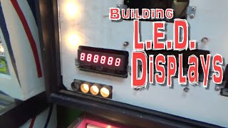 Building BLOOD RED Displays For Our Dracula Pinball Machine!  Is This Thing Cursed????