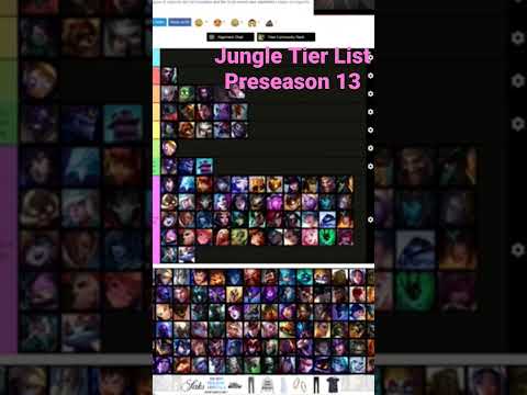 New Jungle Preseason 13 tier list predictions!