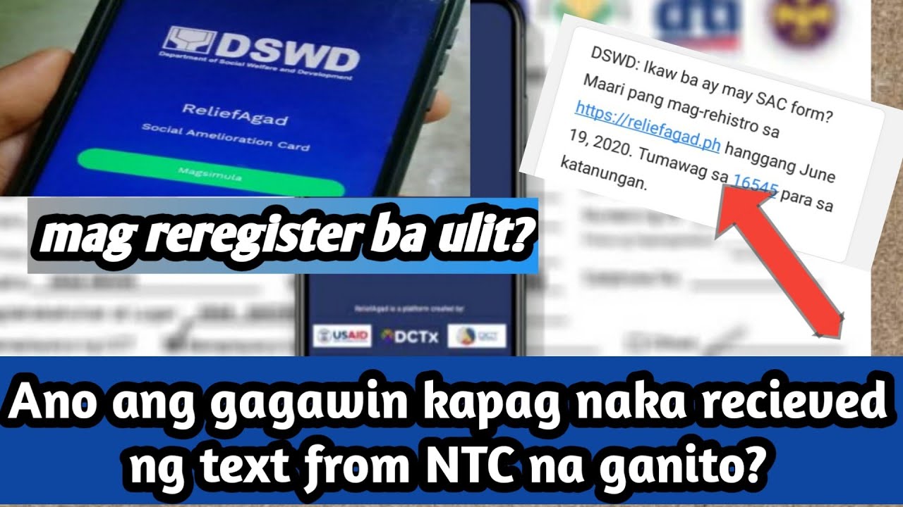 Ano ang ibig sabihin ng text ng NTC/ano ang dapat gawin.