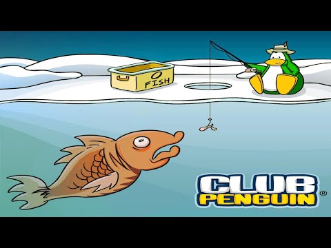 Club Penguin: Ice Fishing Walkthrough | Will You Succeed At Fishing?