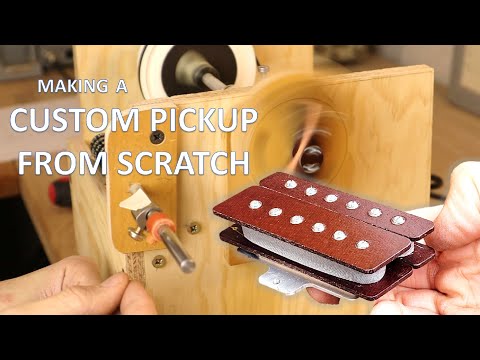 Making a unique custom Pickup from scratch - Custom Guitar Build - E02 The Pickup