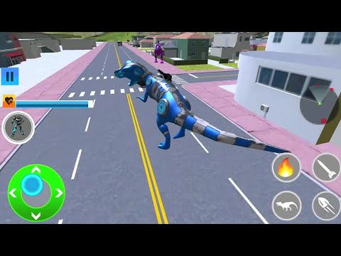 Dino Robot Car Game Dinosaur Robot Transform hero Android Gameplay #8