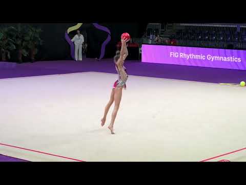 Vera Tugolukova (CYP), Ball, Junior World Championships (AA), Score: 29.850
