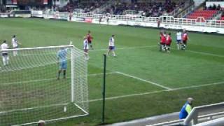 preview picture of video 'Rushden and Diamonds v Kettering Town 27 February 2010.AVI'