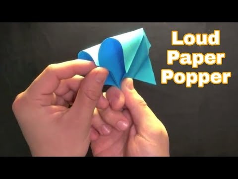 How To Make an Easy Paper Popper - Paper Origami