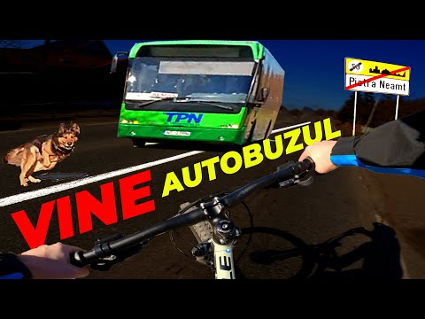 Aproape lovit de autobuz la Piatra Neamț - BICICLIST ÎN ROMÂNIA EP.2